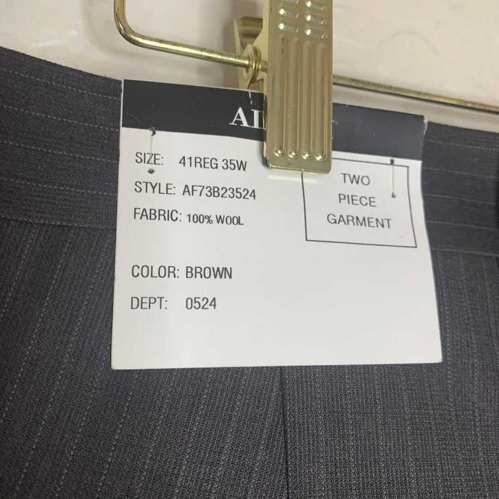 Alfani Men's Stretch Performance Slim-Fit 2 PC Suit 41 R / 34x 30